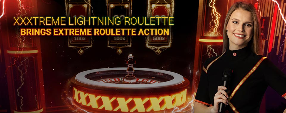 XXXtreme Lightning Roulette brings extreme Roulette Action